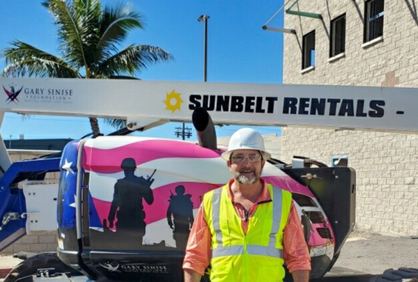 Haskell's Steve Clifford on a job site.