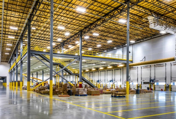 Interior of Big Lots! Distribution Center