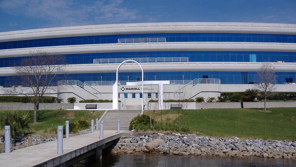 Haskell headquarters building in Jacksonville, FL.