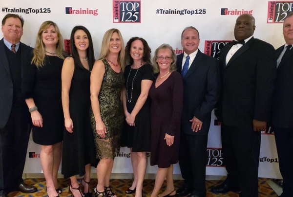 Haskell's HR Team at the Training Top 125 Award Ceremony.