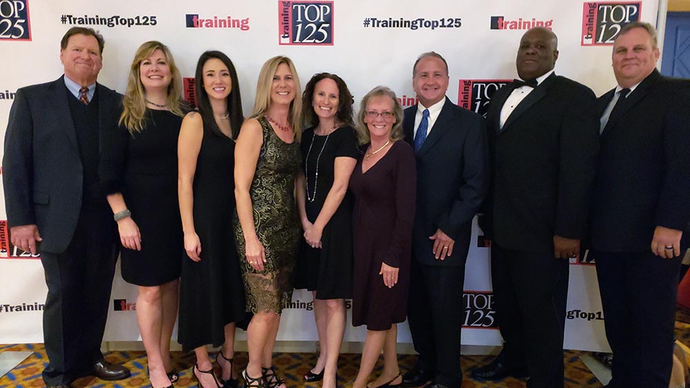 Haskell's HR Team at the Training Top 125 Award Ceremony.