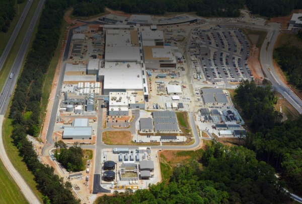 Aerial photo of Greenfield Biologics Facility