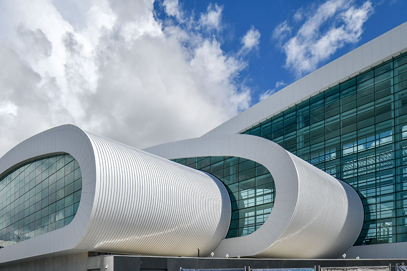 Exterior of NCL passenger terminal