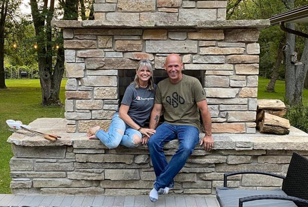 Director of Cost Controls Jamie Zimmerman, pictured with her husband, Greg, has received Haskell’s Living the Values Award.