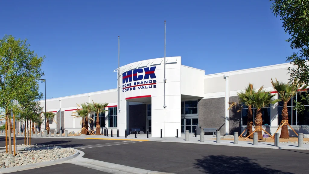 Front of Twenty-Nine Palms MCX