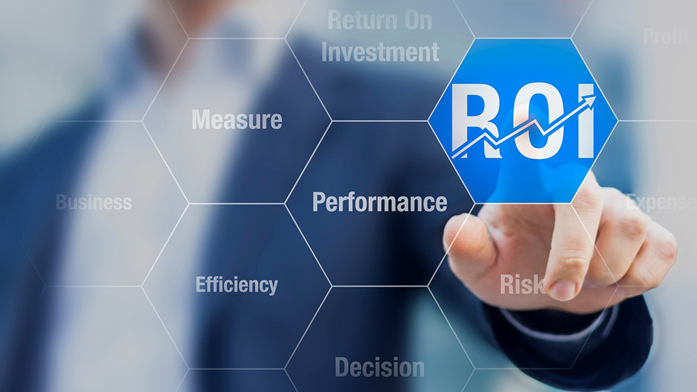 Man pressing ROI button.|Figure 1 - "Iceberg" Chart||