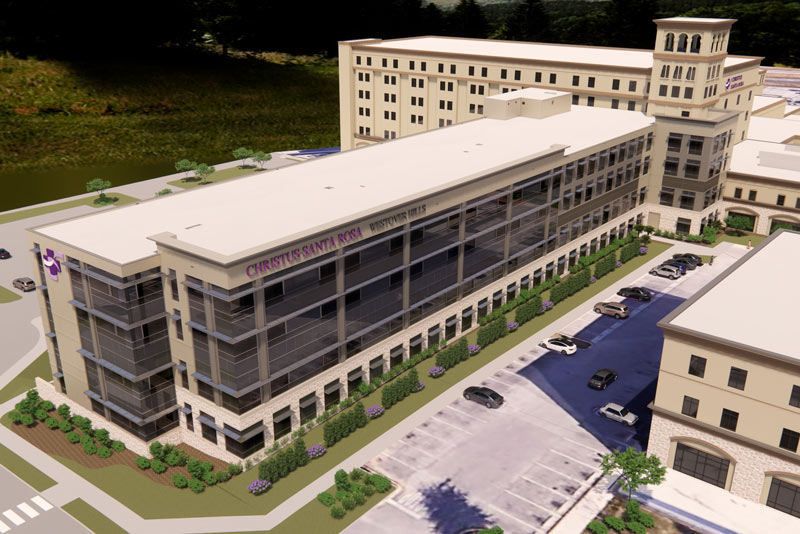 CHRISTUS Health patient tower rendering