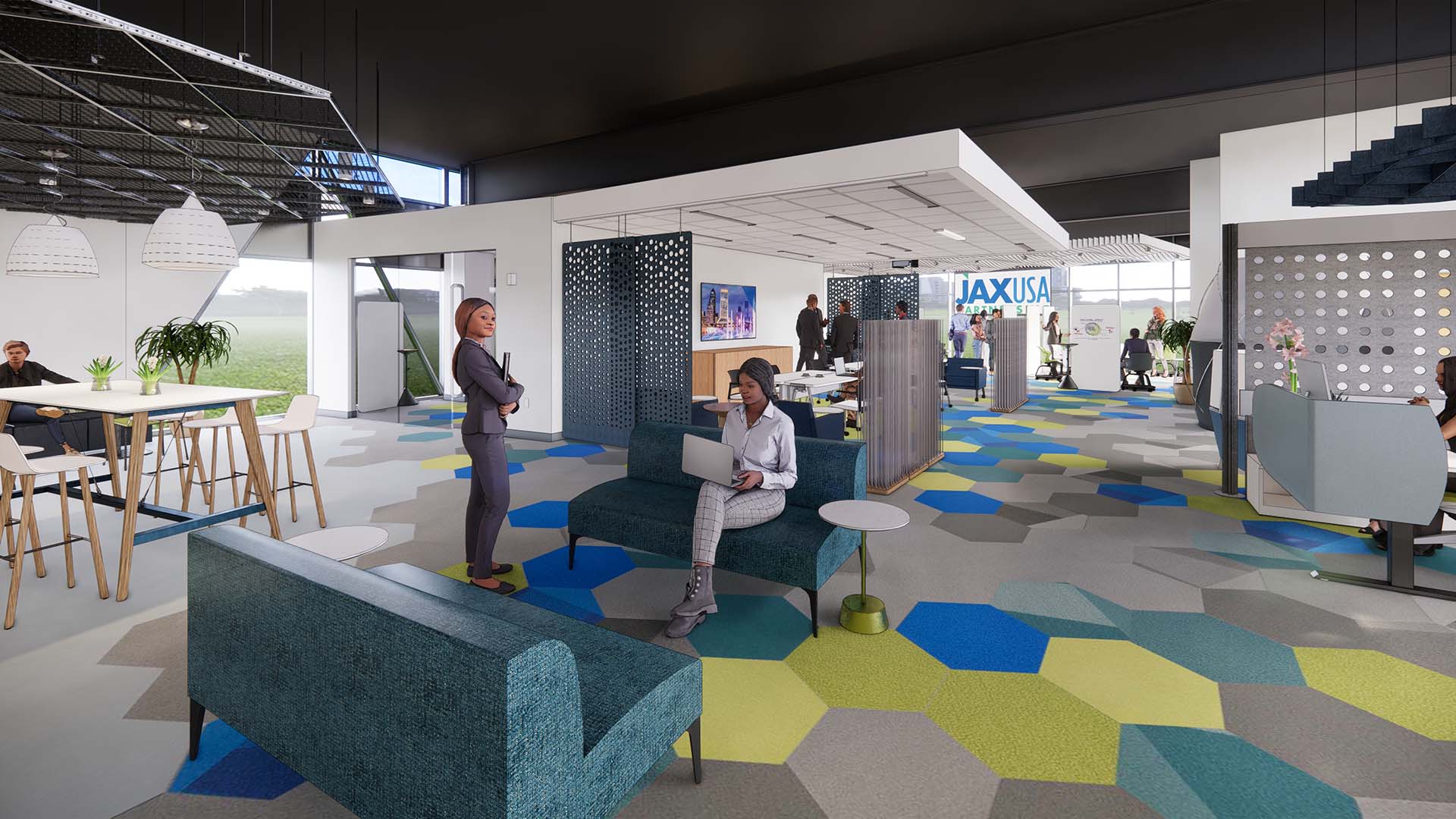 Haskell Building Haskell Designers Create Inspiring Space at Open Innovation Center ...