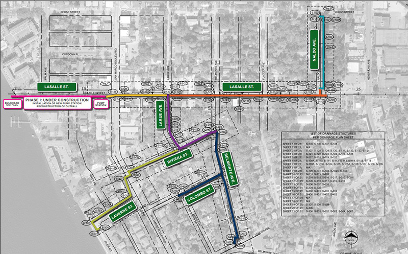 The City of Jacksonville’s LaSalle Street Drainage Project will mitigate flooding on LaSalle Street and surrounding neighborhoods by upgrading the stormwater collection system.