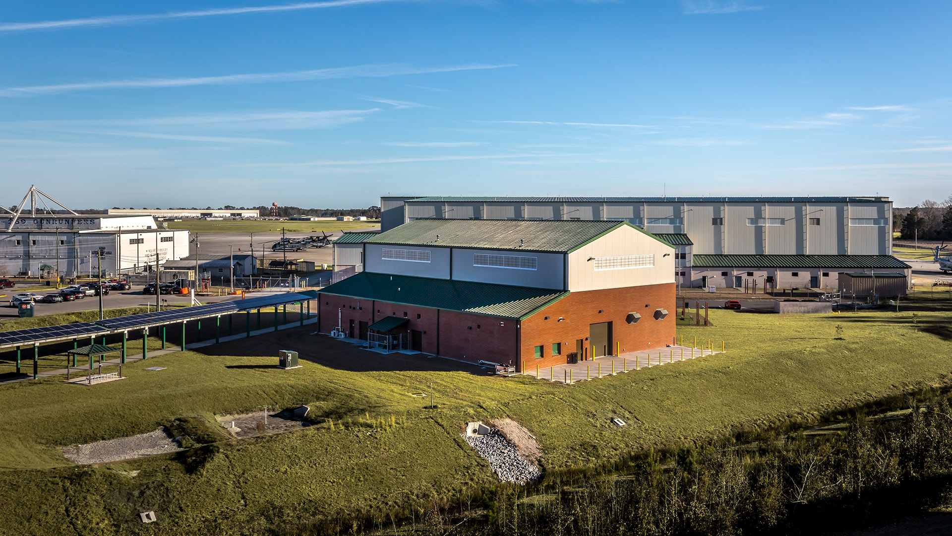 P-680 Ground Operations Aircrew Trainer (GOAT) Building - Marine Corps Air Station New River in Jacksonville