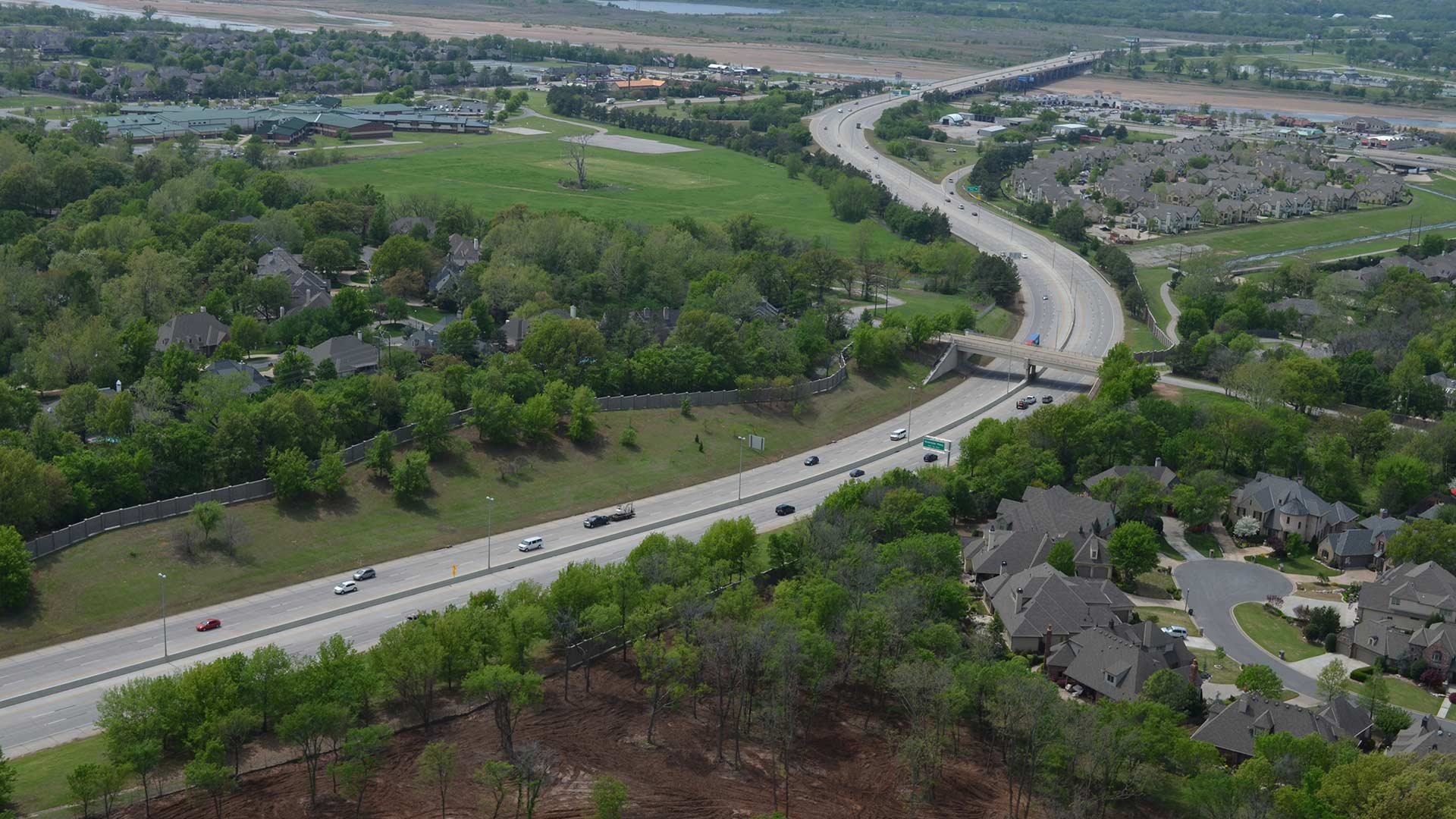 Aerial photo of Creek Turnpike|Aerial photo of Creek Turnpike|Aerial photo of Creek Turnpike|Aerial photo of Creek Turnpike|Aerial photo of Creek Turnpike|Aerial photo of Creek Turnpike|Bridge underpass beneath the Creek Turnpike|Creek Turnpike concrete bridge detail|Aerial photo of Creek Turnpike|Aerial photo of Creek Turnpike|Aerial photo of Creek Turnpike|||||||||||||