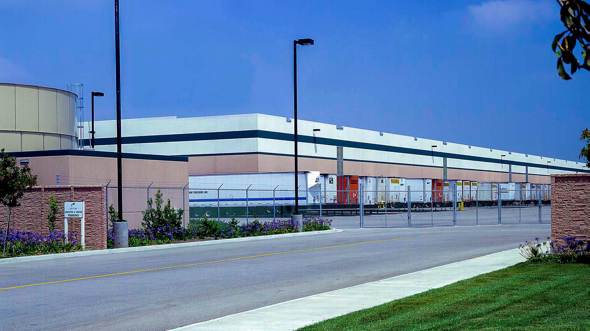 Exterior of Procter & Gamble Distribution Center|Exterior of Procter & Gamble Distribution Center truck entrance|Exterior of Procter & Gamble Distribution Center|Interior of Procter & Gamble Distribution Center warehouse||||