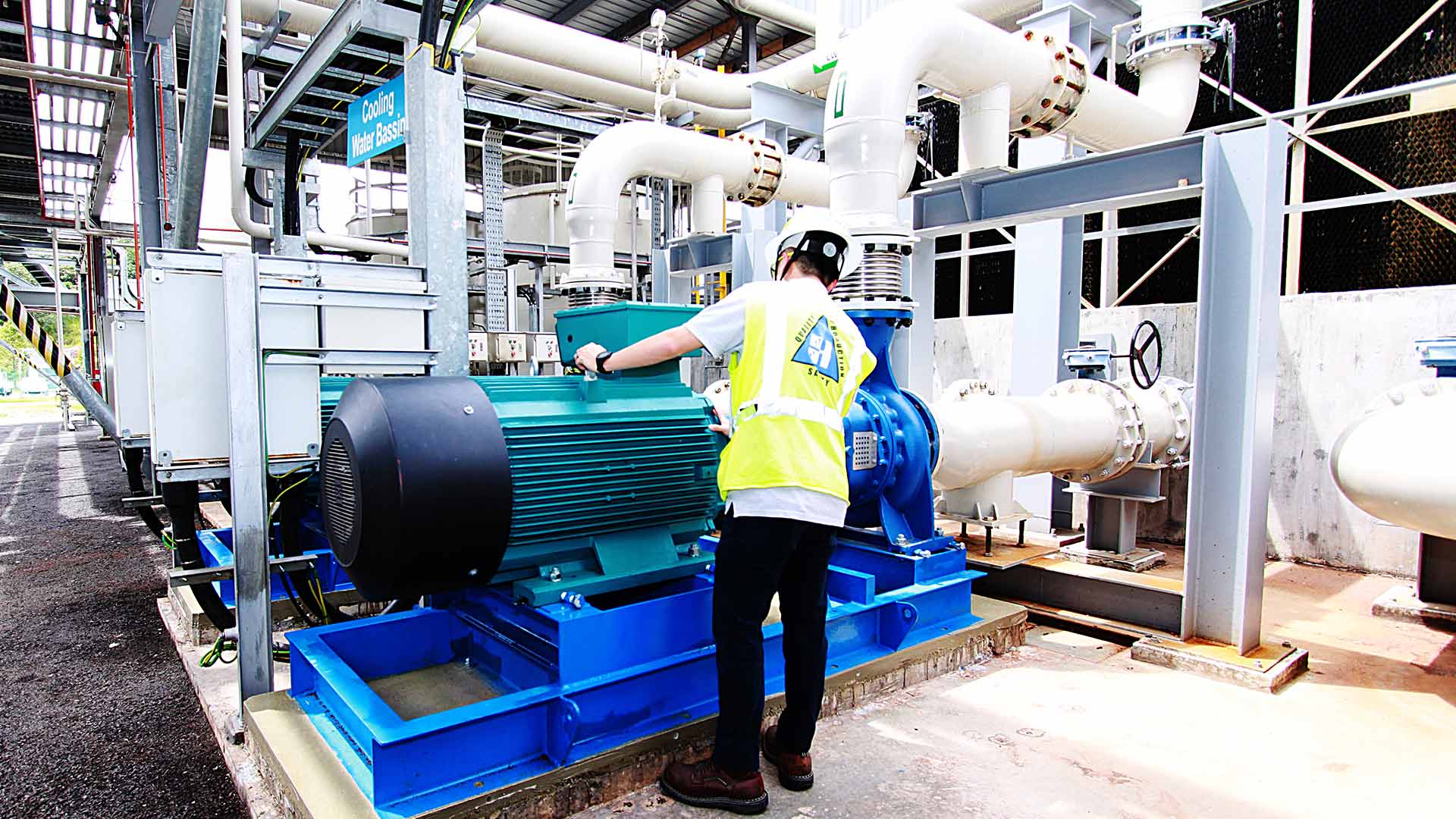 A Haskell team member working at SAFRAN Landing Systems.