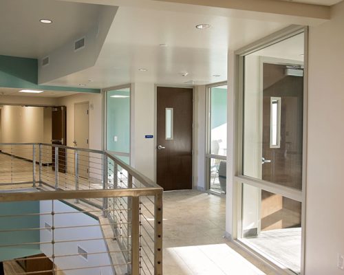 Student Residence Hallway