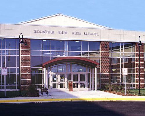 Exterior photo of Mountain View High School