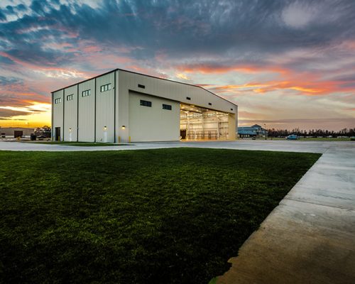 Sunset photo of Elizabeth City MTU building