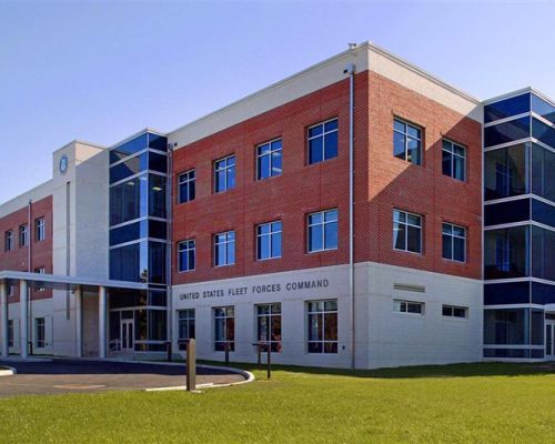 Exterior of U.S. Fleet Forces Command HQ building