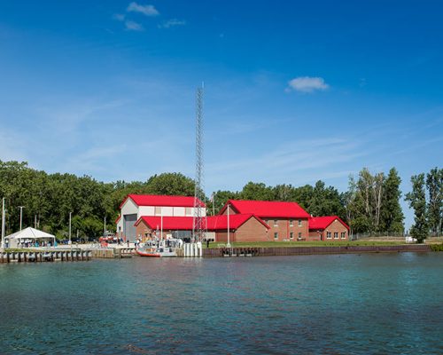 Waterfront at USCG Station Fairport