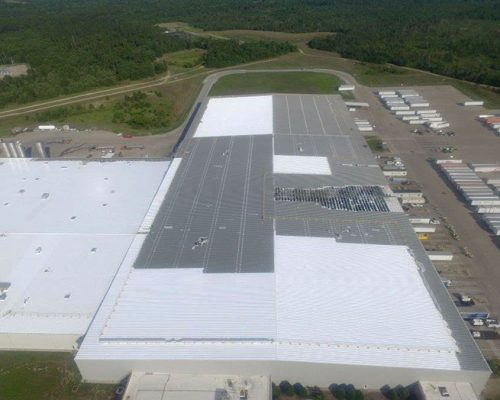 Nestle Waters facility roof damage