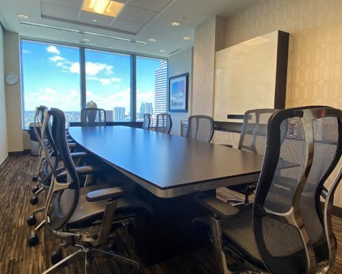 Conference room in the Miami office