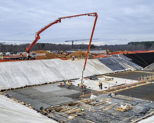 Mount Holly Pump Station and Dual Force Mains - Project Profile Site Photo