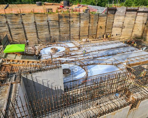 Mount Holly Pump Station and Dual Force Mains - Project Profile Site Photo