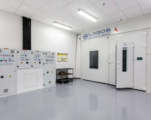 Interior room of Lufthansa Technik Heavy Maintenance Facility.