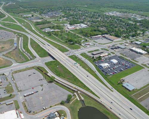 Aerial photo of US-412/I-44/193rd