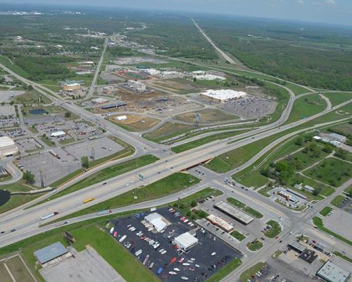 Aerial photo of US-412/I-44/193rd