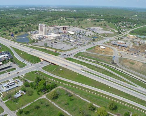Aerial photo of US-412/I-44/193rd