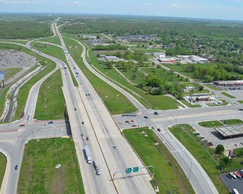 Aerial photo of US-412/I-44/193rd